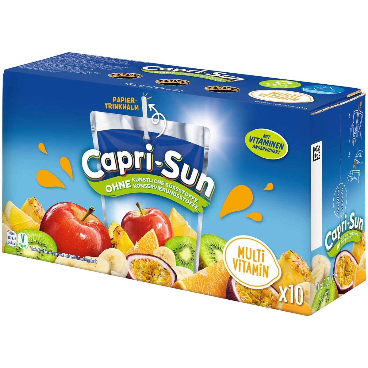 Nedsat Capri-Sun Multivitamin - 10 x 0,2 L