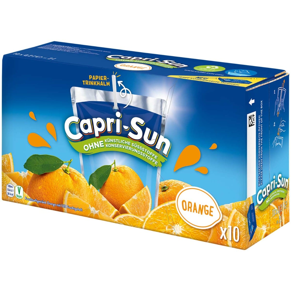 Nedsat Capri-Sun Orange - 10 x 0,2 L