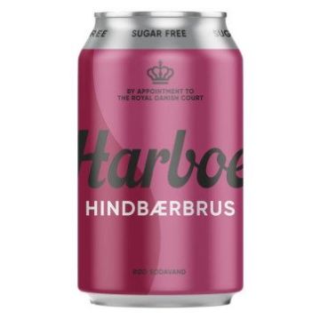 Harboe Hindbærbrus Sugar Free - pantfri