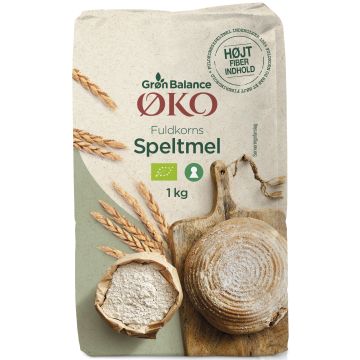 GB Fuldkorn Speltmel 1KG Øko 