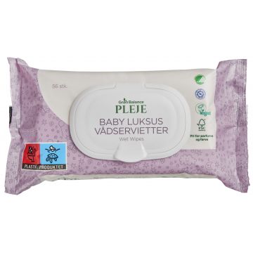 Luksus Vådservietter Baby 56 stk