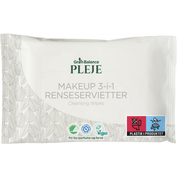 Make up renseservietter 3 i 1