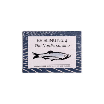 Dåse FANGST Brisling No. 4 brisling sardiner i økologisk olie