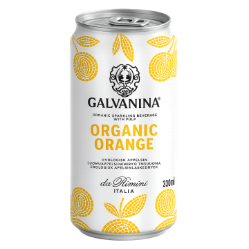 Galvanina Orange økologisk sodavand 33 cl