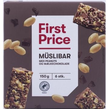 Müslibars  choko/peanut 6 STK