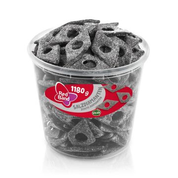 Red Band Salzdiamanten 100 stk sød-salt diamantformet lakrids