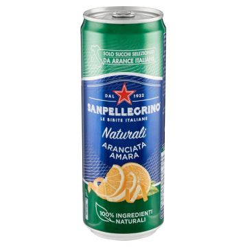 San Pellegrino Aranciata Amara Bitter appelsin - pantfri