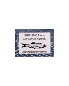 Dåse FANGST Brisling No. 4 brisling sardiner i økologisk olie
