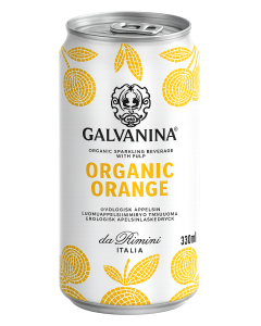 Galvanina Orange økologisk sodavand 33 cl