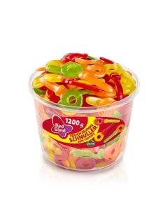 Red Band Fruchtgummi Schnuller 1200g ekstra lange frugtgummi sutter med to smage
