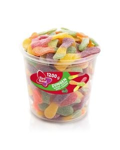 Red Band Zungen Super Sauer sure tungeformede frugtgummier med sukkerdrys