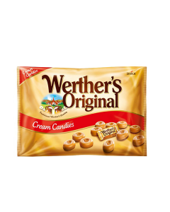 Storck Werther’s Original karamelbolcher 1 kg – klassiske smørkarameller