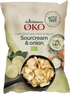 Chips Sour Cream & Onion Glutenfri Øko 