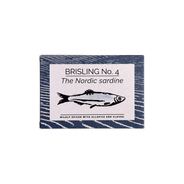 Dåse FANGST Brisling No. 4 brisling sardiner i økologisk olie