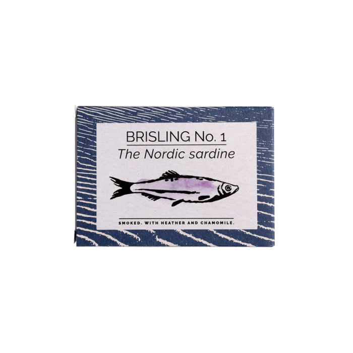 Dåse Fangst Brisling No. 1 med nordiske brisling sardiner i premium kvalitet Dåse Fangst Brisling No. 1 med nordiske brisling sardiner i premium kvalitet