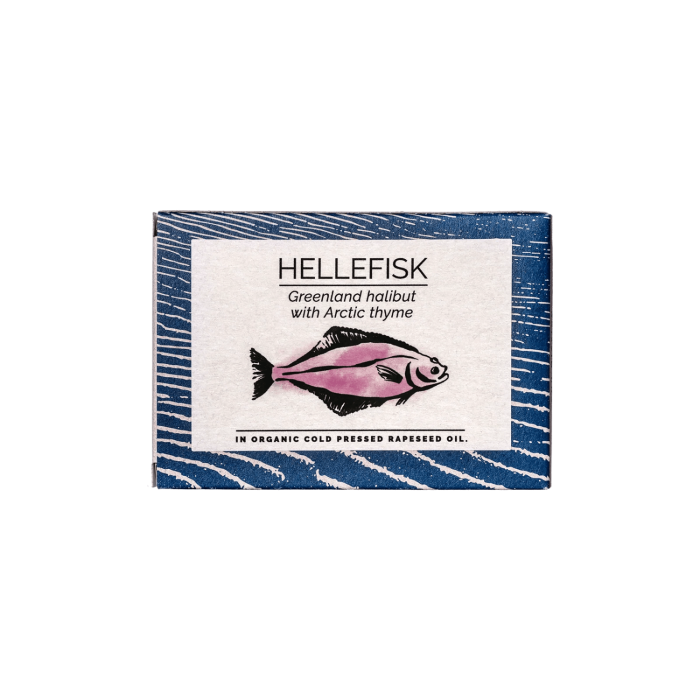 Dåse FANGST Hellefisk i økologisk olie Dåse FANGST Hellefisk i økologisk olie