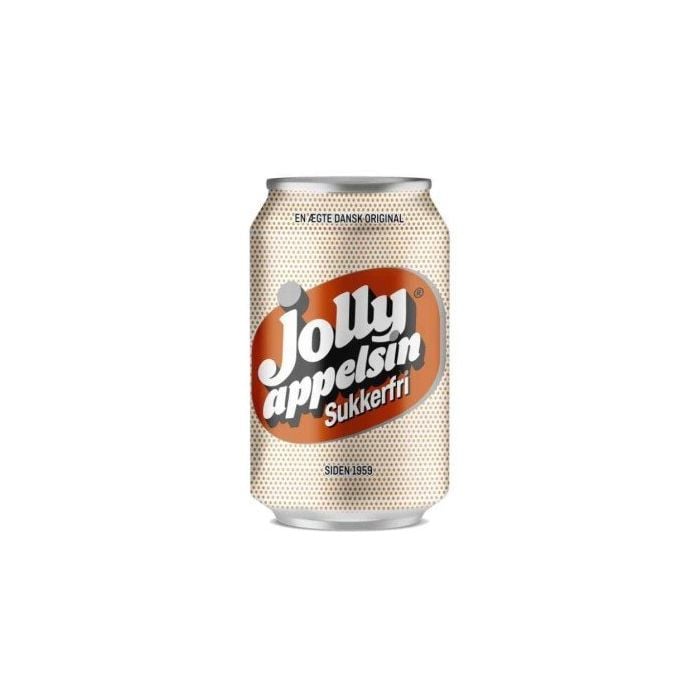 Jolly Orange Sukkerfri Sodavand - 12 x 0,33 L