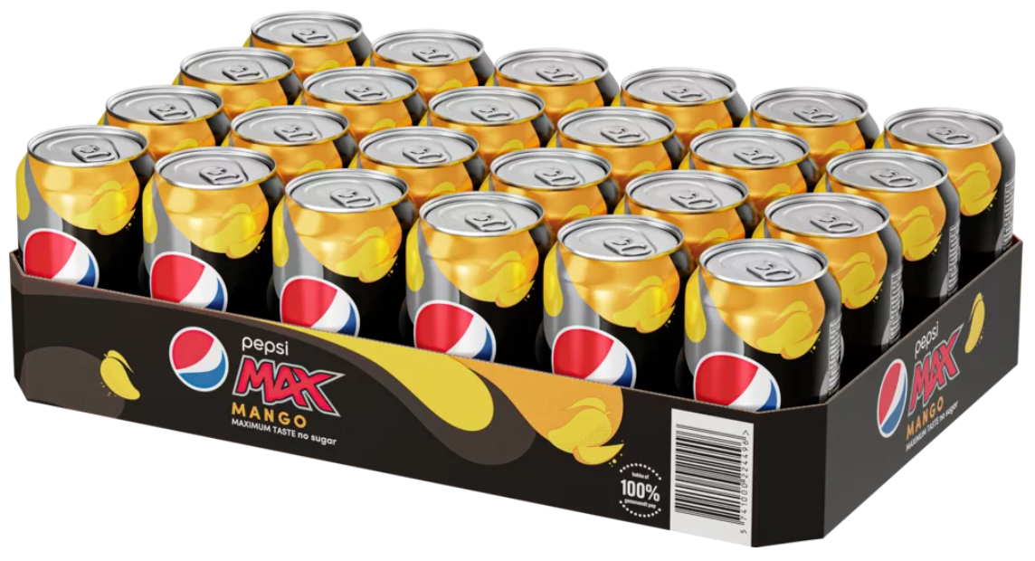 Rabat Pepsi Max Mango - pantfri - 24 x 0,33 L